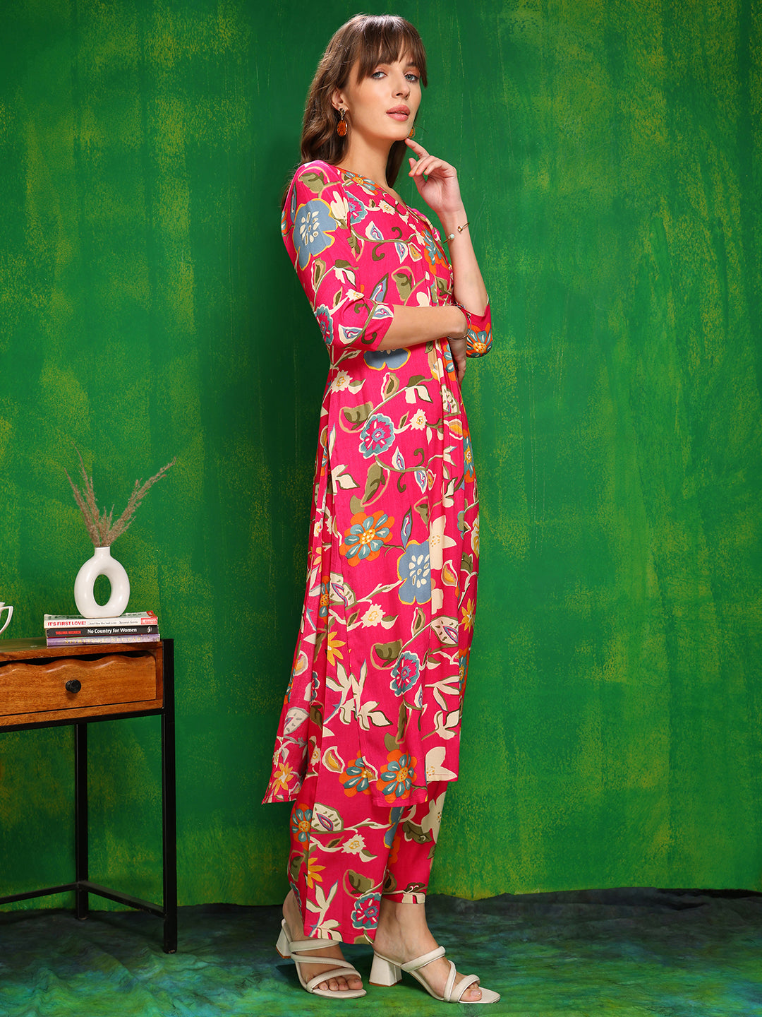 Botanical Printed Co Ords Set, Rani - Hiral Fashion | Grocsy