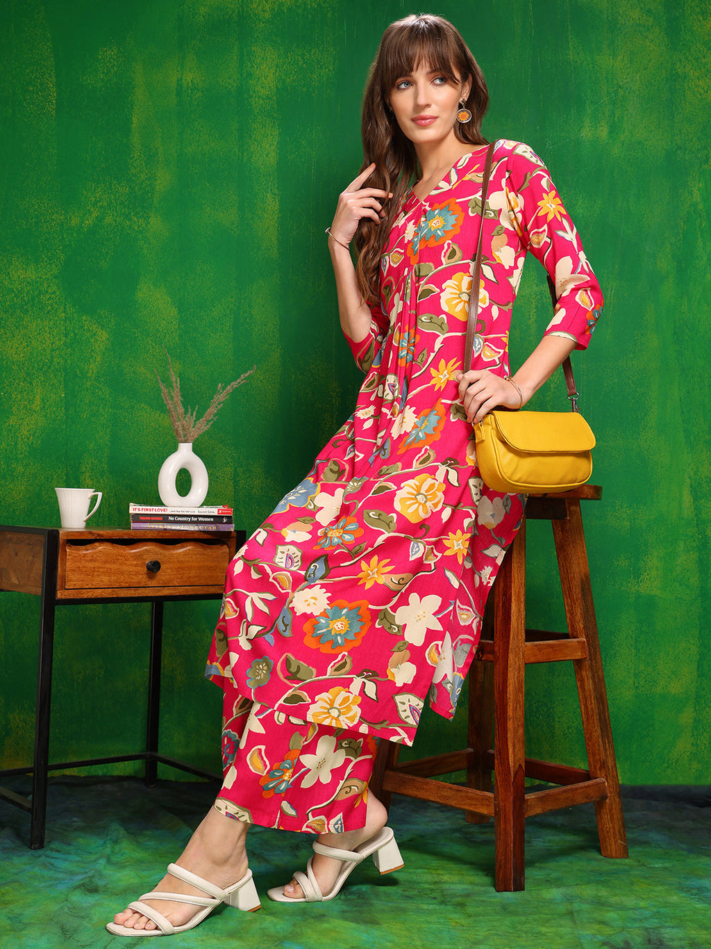 Botanical Printed Co Ords Set, Rani - Hiral Fashion | Grocsy