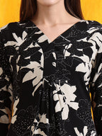 Floral Printed Co-Ords, Black - Hiral Fashion | Grocsy