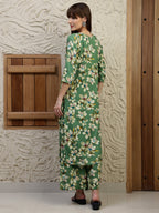 Floral Printed Co-Ords, Green - Hiral Fashion | Grocsy