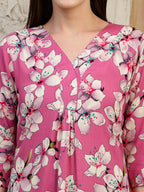 Floral Printed Co-Ords, Pink - Hiral Fashion | Grocsy