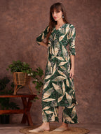 Versatile Printed Co-Ords, Green - Hiral Fashion | Grocsy