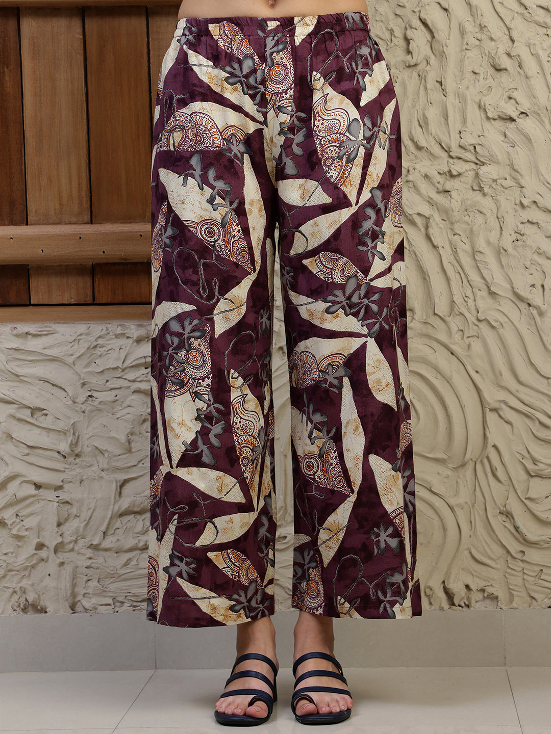 Versatile Printed Co-Ords, Purple - Hiral Fashion | Grocsy