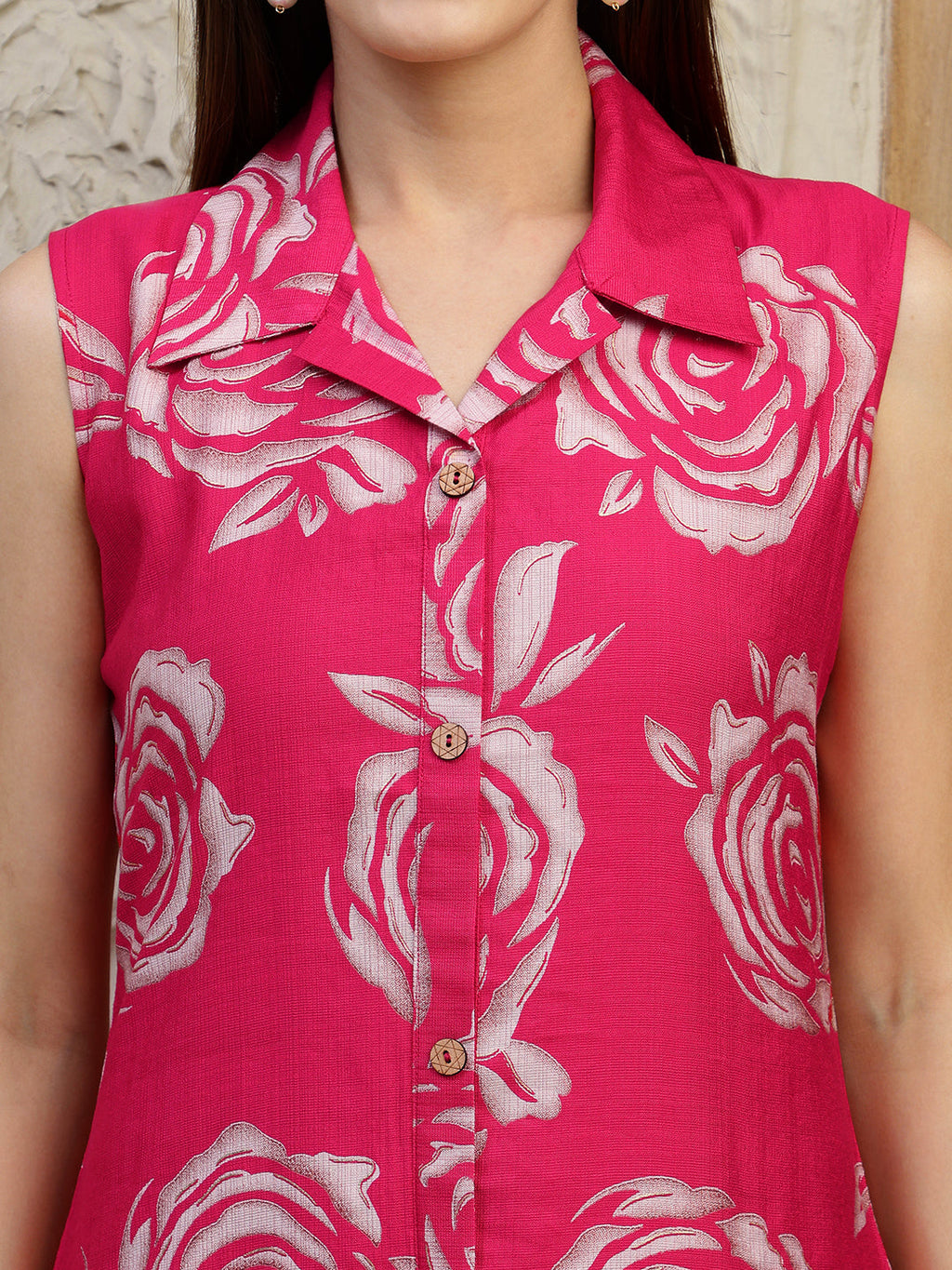 Botanical Printed Co Ords Set, Pink - Hiral Fashion | Grocsy