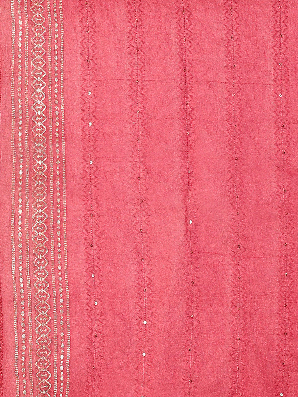 Hand Embroidered Kurta With Pant & Banarasi Dupatta, Multicolor - Hiral Fashion | Grocsy