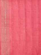 Hand Embroidered Kurta With Pant & Banarasi Dupatta, Multicolor - Hiral Fashion | Grocsy