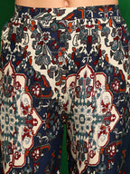 Versatile Printed Co-Ords, Navy Blue - Hiral Fashion | Grocsy