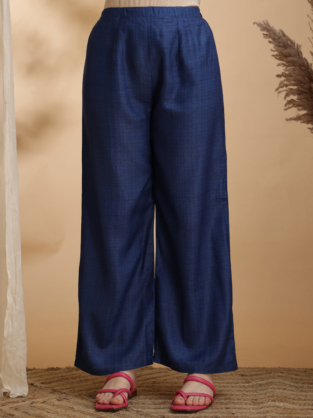 Colour Blocked Co-Ords, Blue - Hiral Fashion | Grocsy