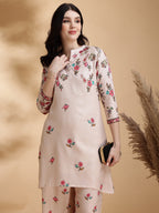 Floral Prints Co-Ords, Beige - Hiral Fashion | Grocsy
