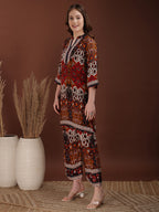 Floral & Geometrical Printed Co-Ords, Multicolor - Hiral Fashion | Grocsy