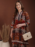 Floral & Geometrical Printed Co-Ords, Multicolor - Hiral Fashion | Grocsy
