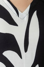 Abstract Printed Co-Ords, Black; White - Hiral Fashion | Grocsy