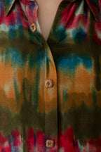 Vibrant Ethnic Co-Ord Set, Olive - Hiral Fashion | Grocsy