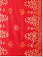 Embroidered & Printed Kurta With Pant & Coordinated Dupatta, Red - Hiral Fashion | Grocsy