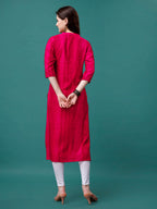 Shibori Printed Kurta, Multicolor - Hiral Fashion | Grocsy