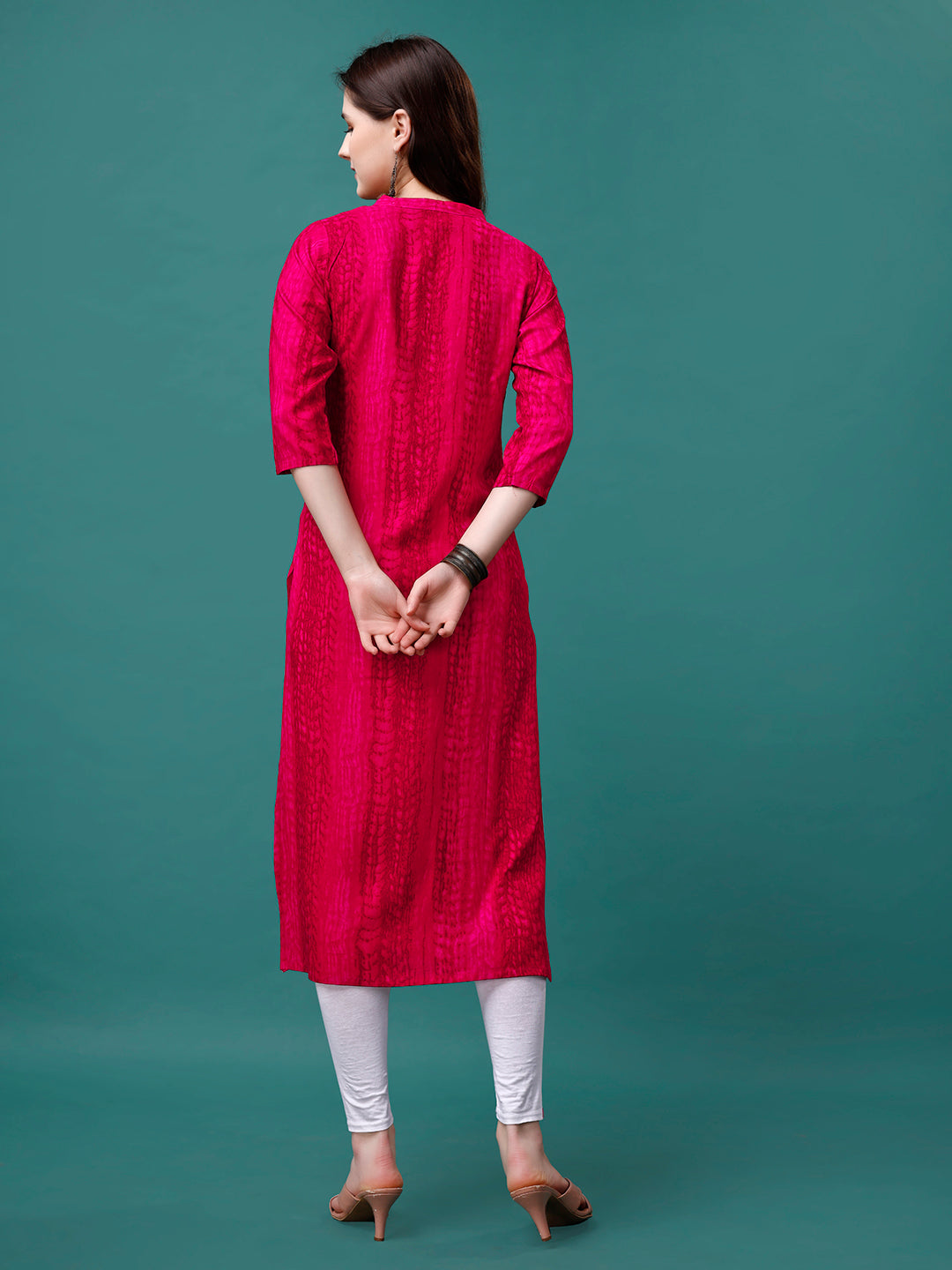 Shibori Printed Kurta, Multicolor - Hiral Fashion | Grocsy