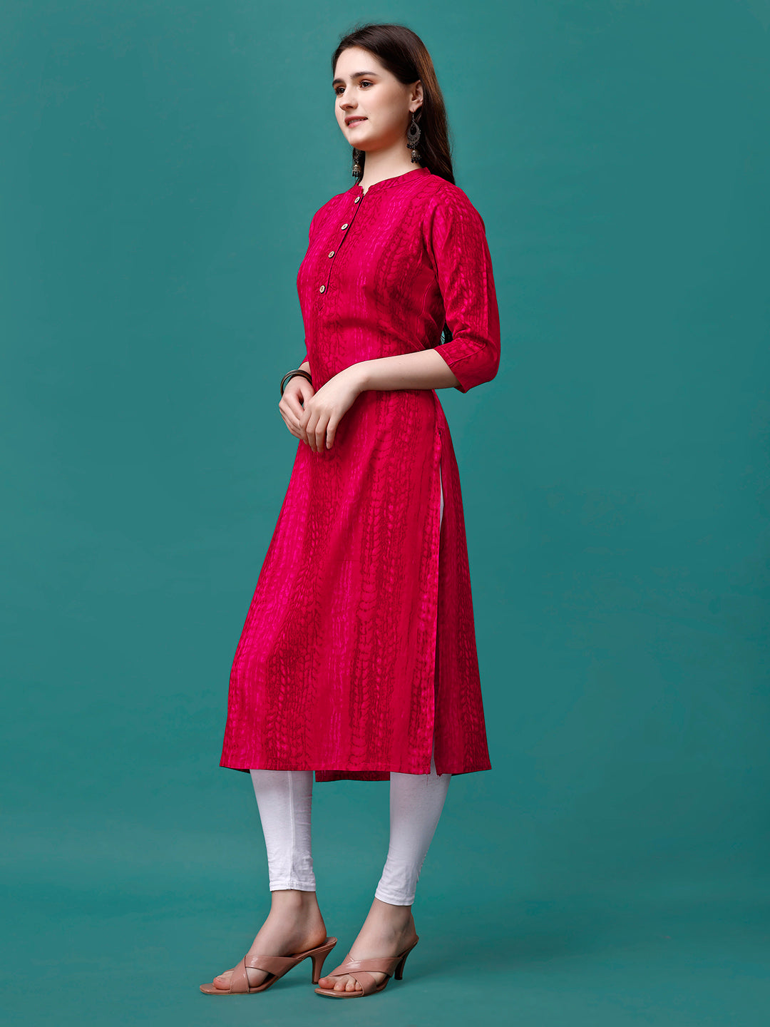 Shibori Printed Kurta, Multicolor - Hiral Fashion | Grocsy