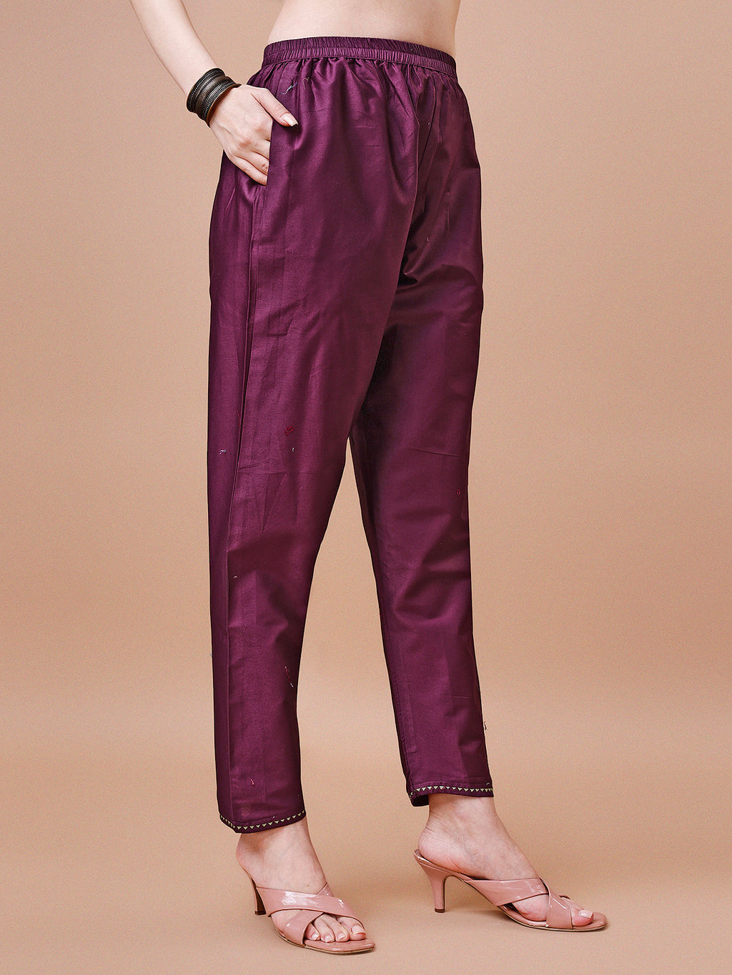 Alia Cut Printed & Embroidered Kurta With Pant & Dupatta, Multicolor - Hiral Fashion | Grocsy