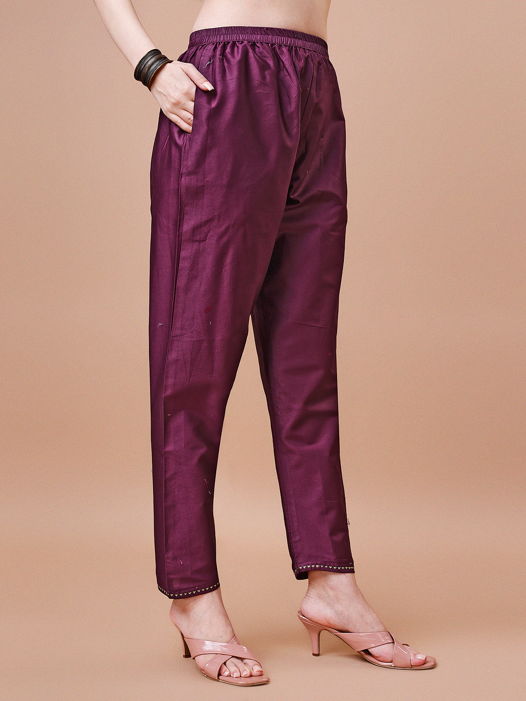 Alia Cut Printed & Embroidered Kurta With Pant & Dupatta, Multicolor - Hiral Fashion | Grocsy