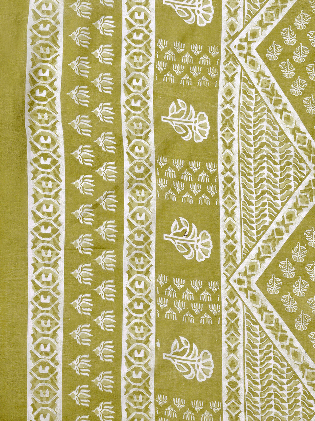 Ethnic Motifs Printed Casual Wear Cotton Kurta With Pant & Dupatta, Multicolor - Hiral Fashion | Grocsy