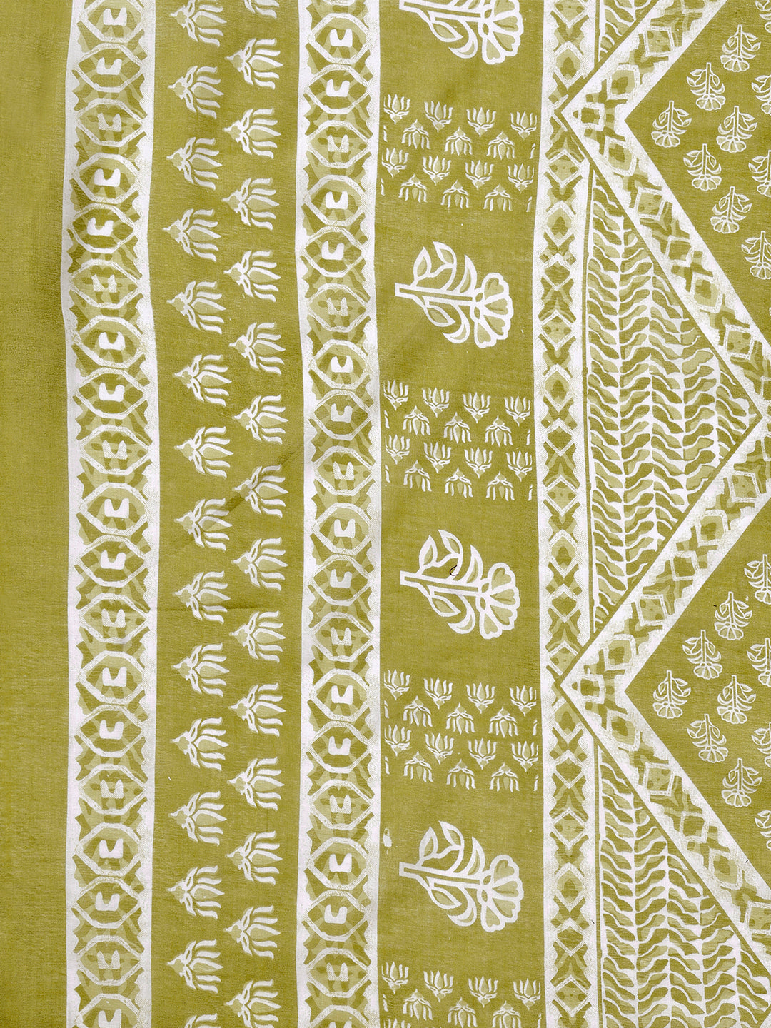 Ethnic Motifs Printed Casual Wear Cotton Kurta With Pant & Dupatta, Multicolor - Hiral Fashion | Grocsy