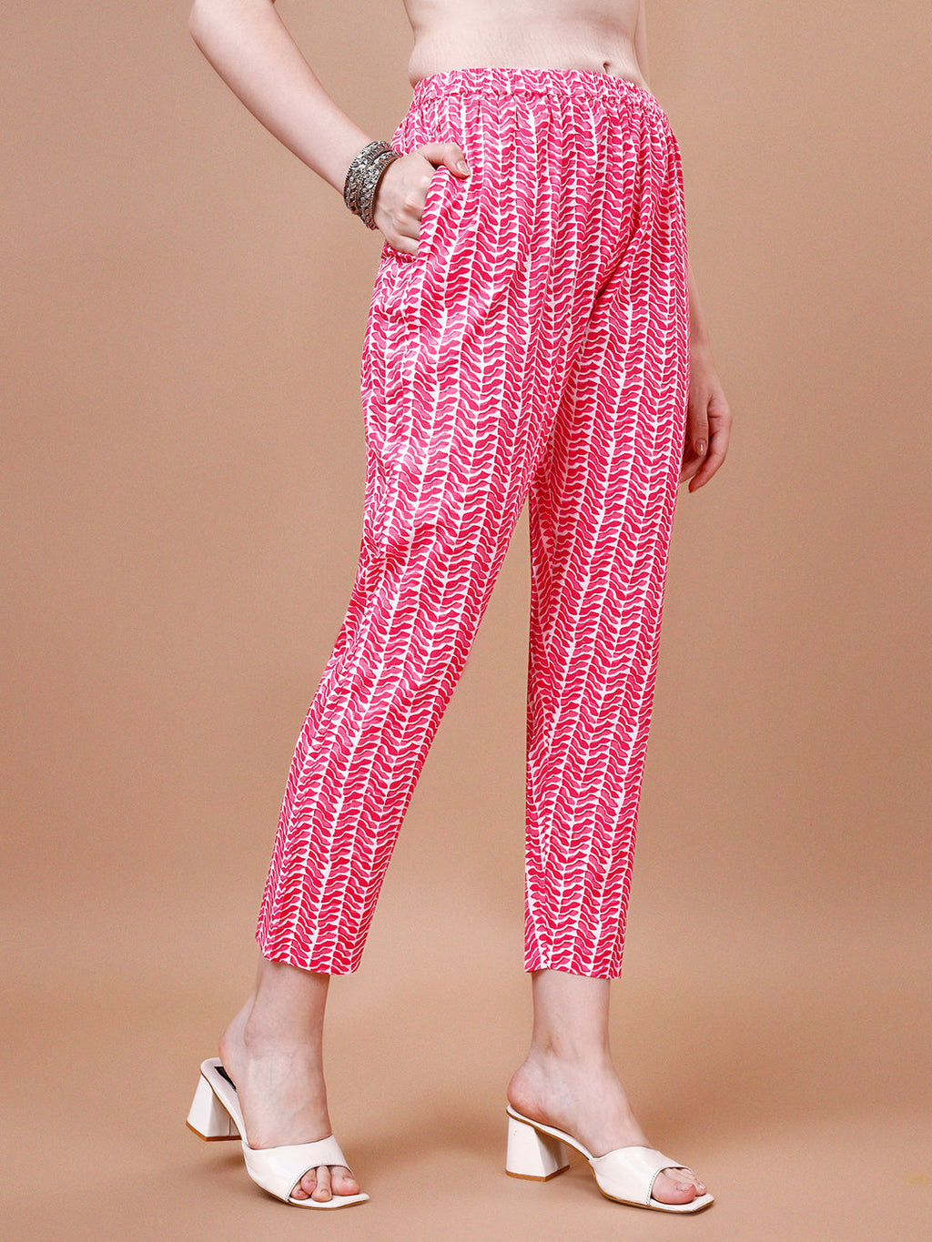Ethnic Motifs Printed Casual Wear Cotton Kurta With Pant & Dupatta, Multicolor - Hiral Fashion | Grocsy