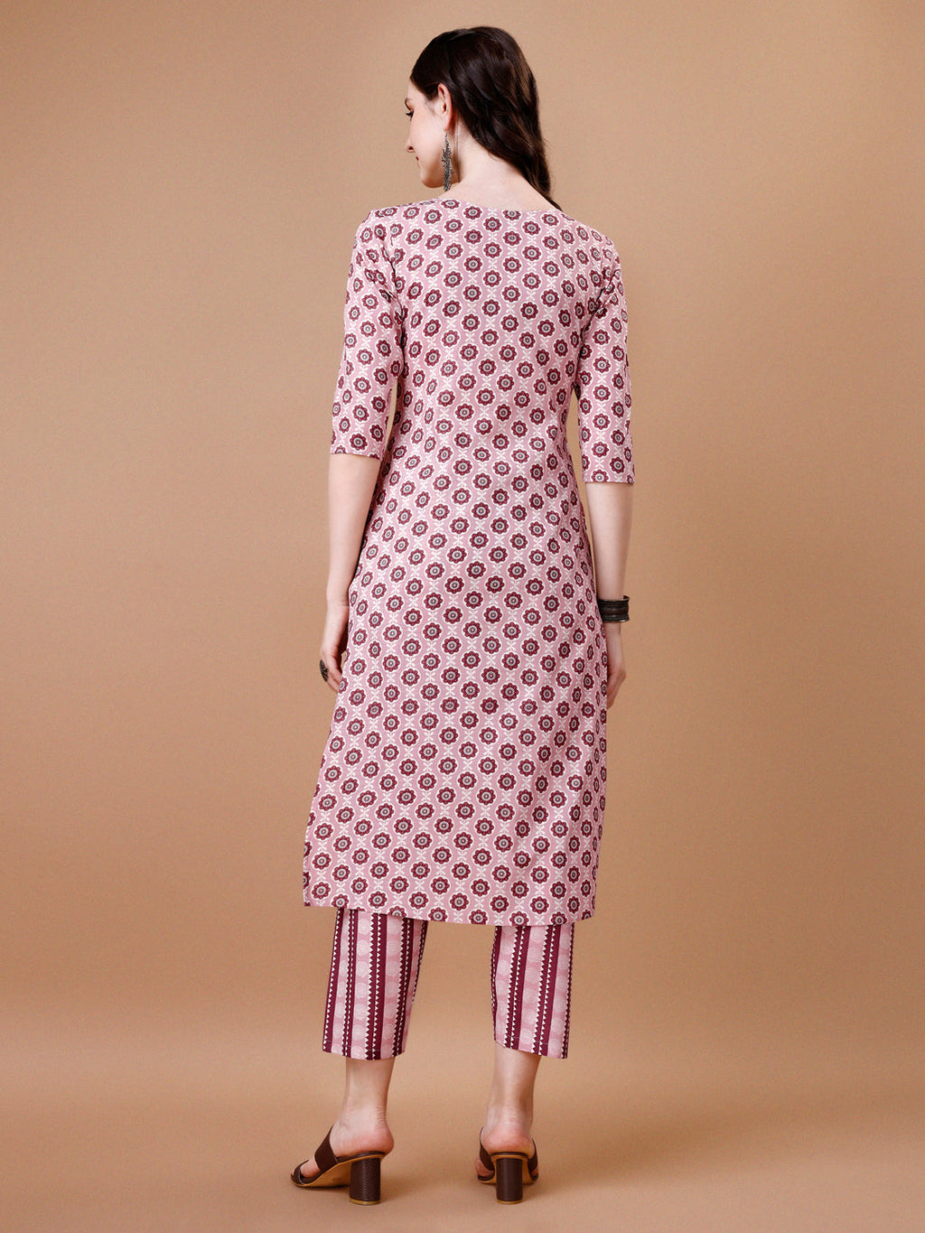Floral Printed Cotton Kurta With Pant & Dupatta, Multicolor - Hiral Fashion | Grocsy