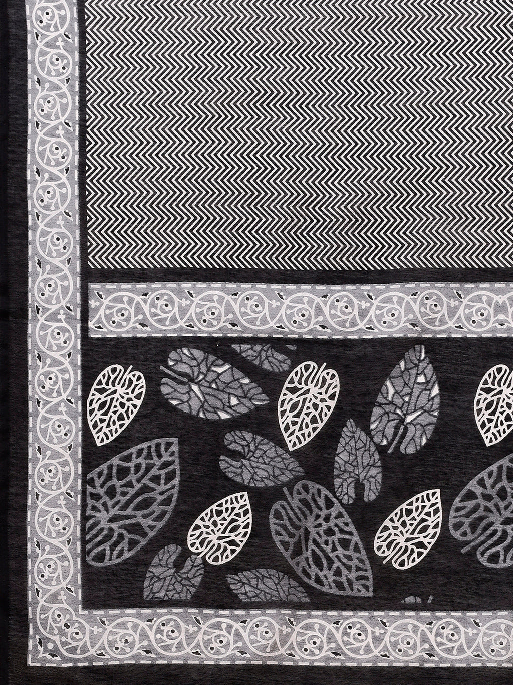 Leaf Printed Flared Kurta With Pant & Dupatta, Multicolor - Hiral Fashion | Grocsy