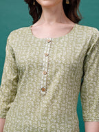 Floral Printed Casual Wear Kurta With Pant & Dupatta, Multicolor - Hiral Fashion | Grocsy