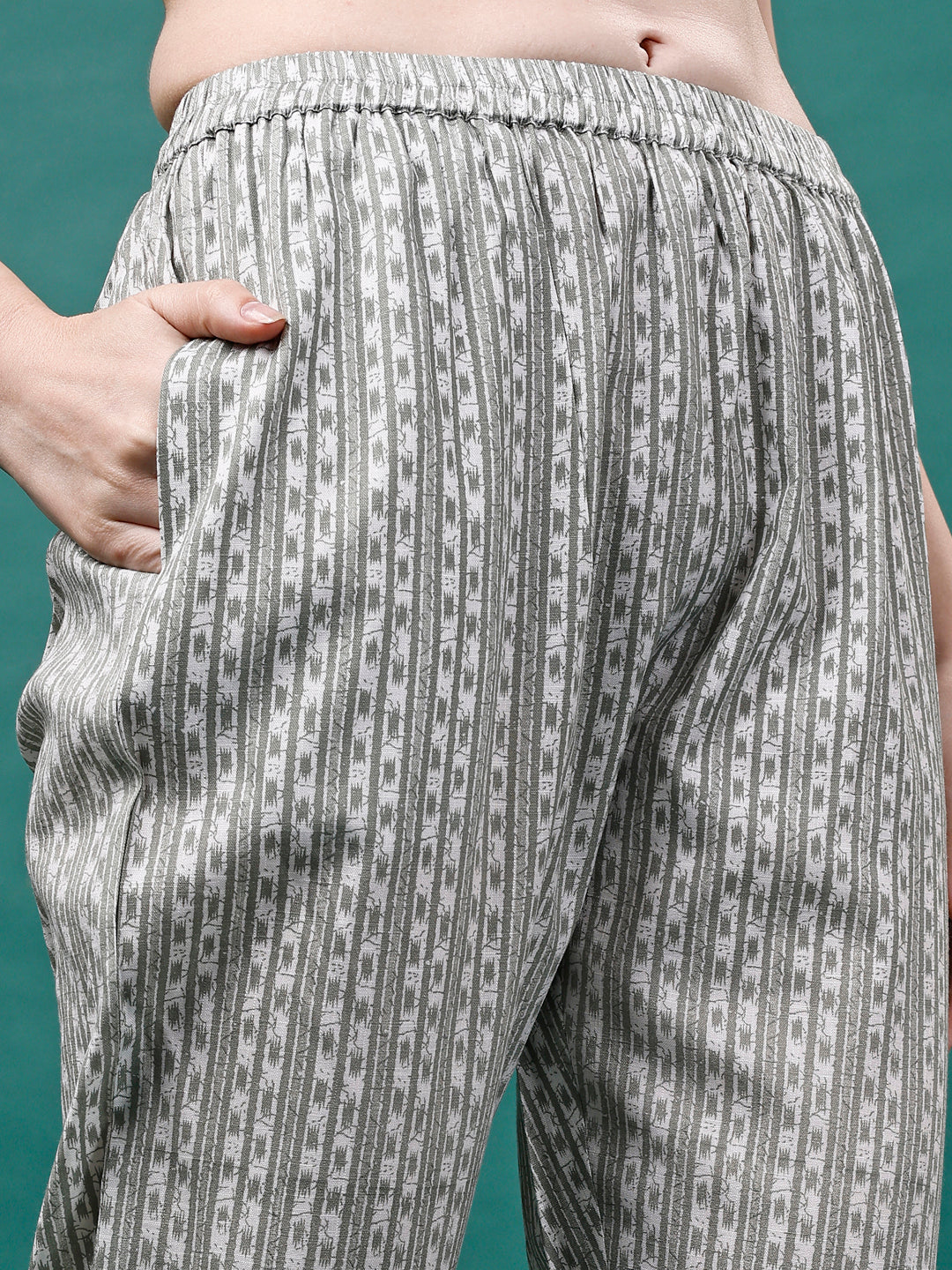 Floral Printed Casual Wear Kurta With Pant & Dupatta, Multicolor - Hiral Fashion | Grocsy