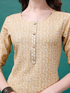 Floral Printed Casual Wear Kurta With Pant & Dupatta, Multicolor - Hiral Fashion | Grocsy