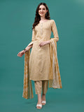 Floral Printed Casual Wear Kurta With Pant & Dupatta, Multicolor - Hiral Fashion | Grocsy