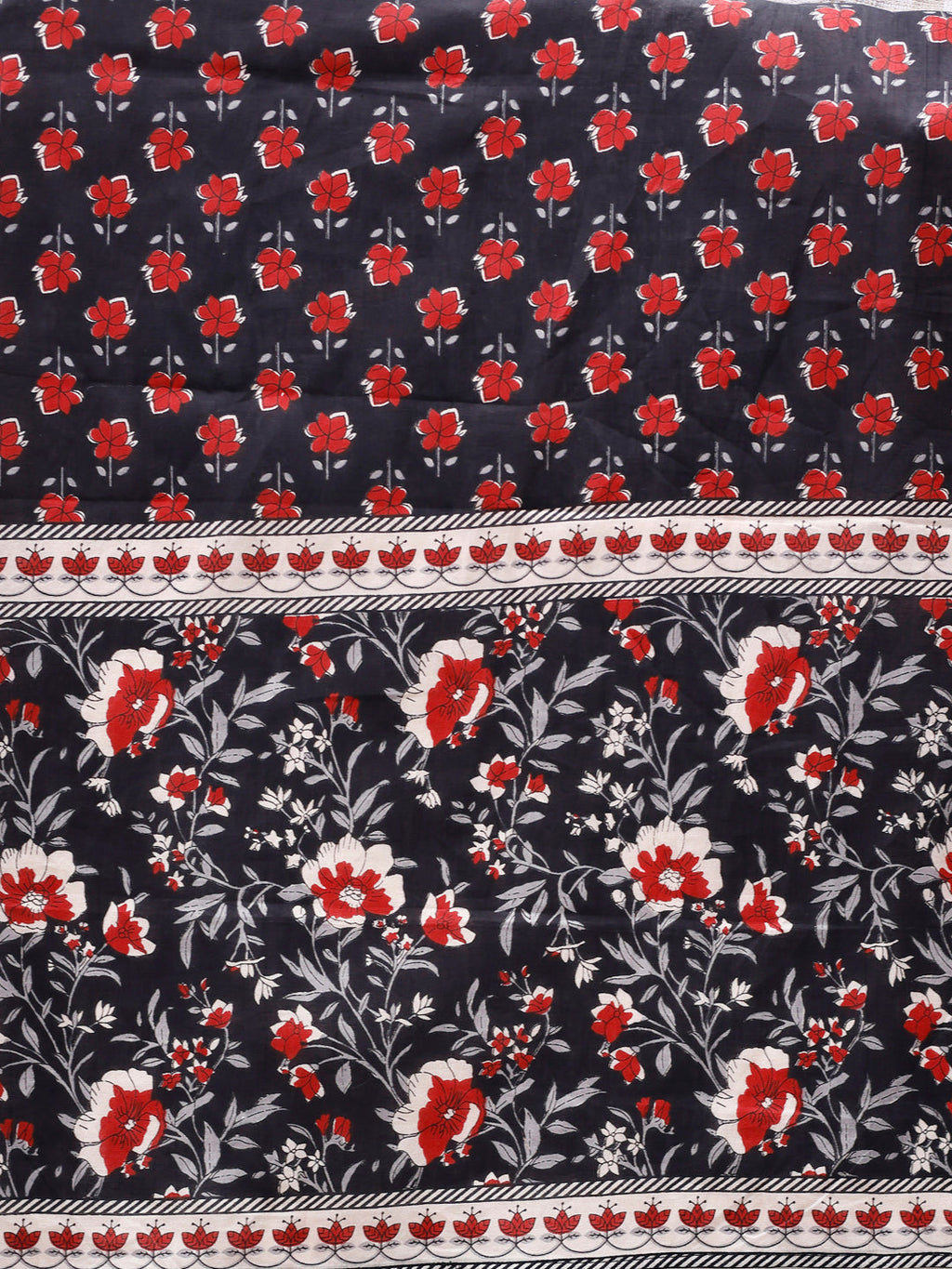 Floral Printed Kurta With Pant & Dupatta, Multicolor - Hiral Fashion | Grocsy