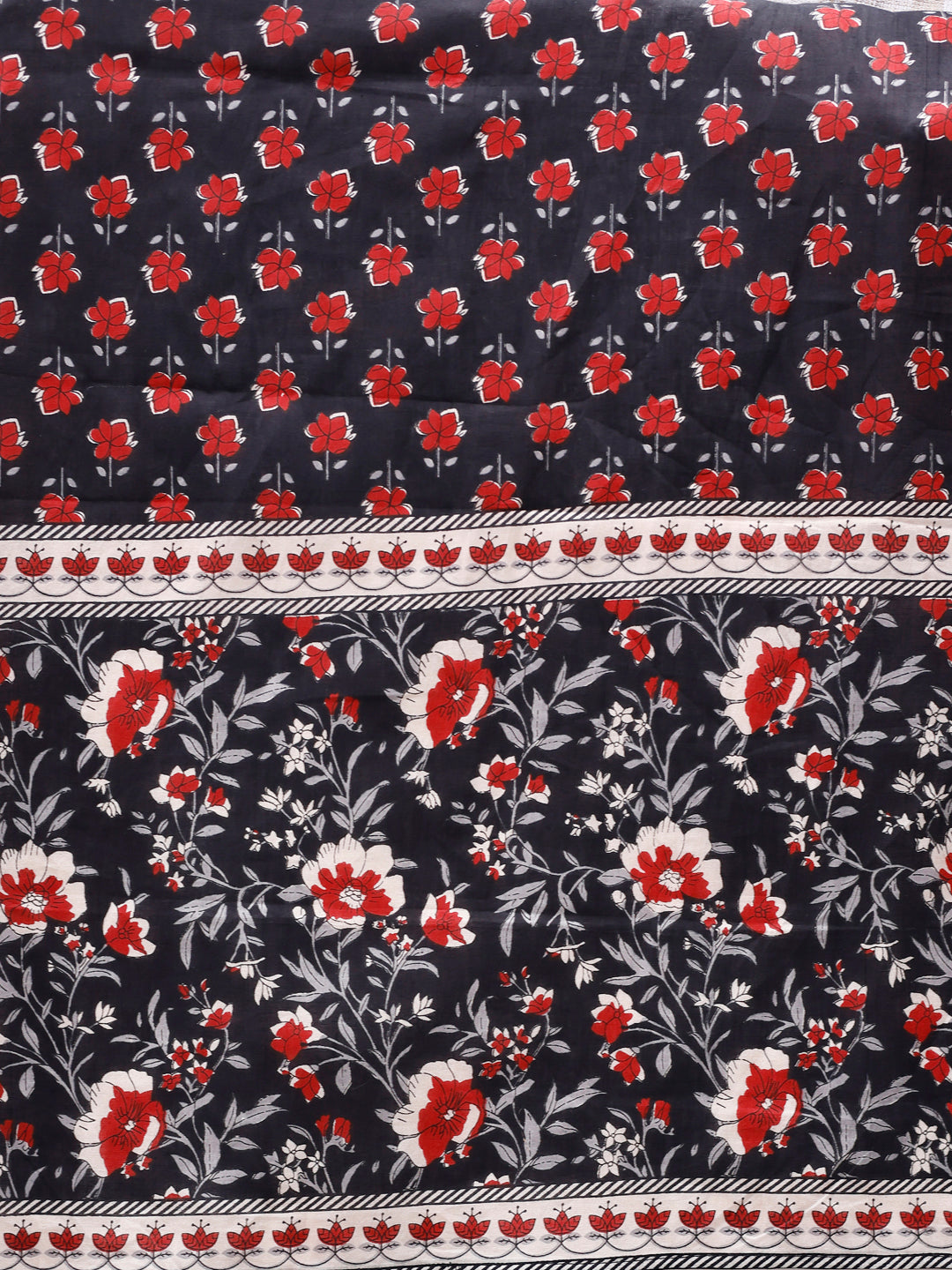 Floral Printed Kurta With Pant & Dupatta, Multicolor - Hiral Fashion | Grocsy