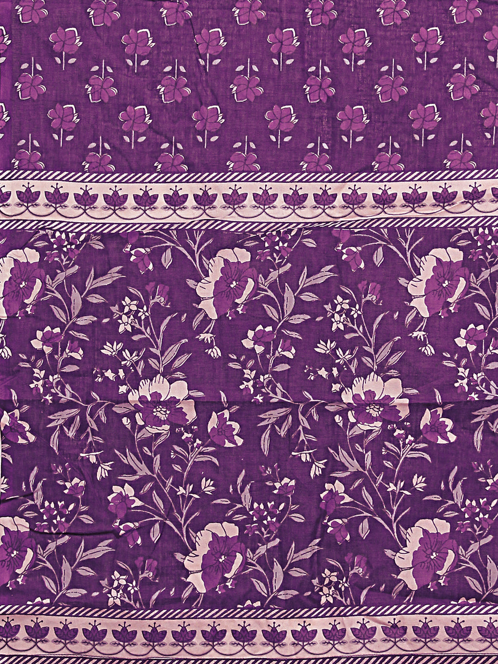 Floral Printed Kurta With Pant & Dupatta, Multicolor - Hiral Fashion | Grocsy