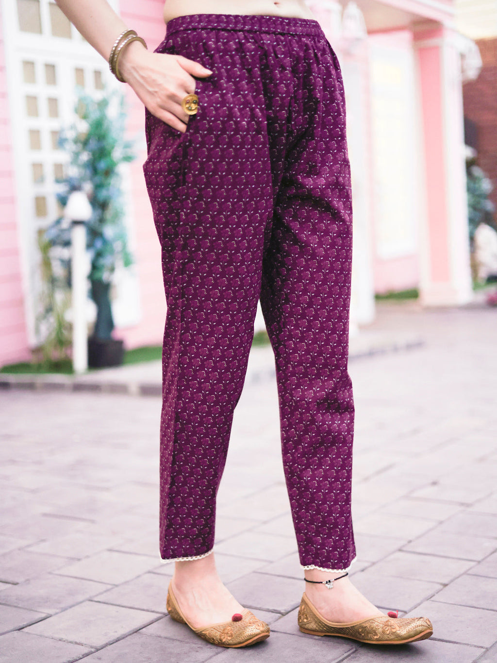 Floral Printed Kurta With Pant & Dupatta, Multicolor - Hiral Fashion | Grocsy