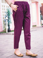 Floral Printed Kurta With Pant & Dupatta, Multicolor - Hiral Fashion | Grocsy