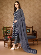 Nyra Cut Ethnic Motifs Printed Kurta With Pant & Dupatta, Multicolor - Hiral Fashion | Grocsy