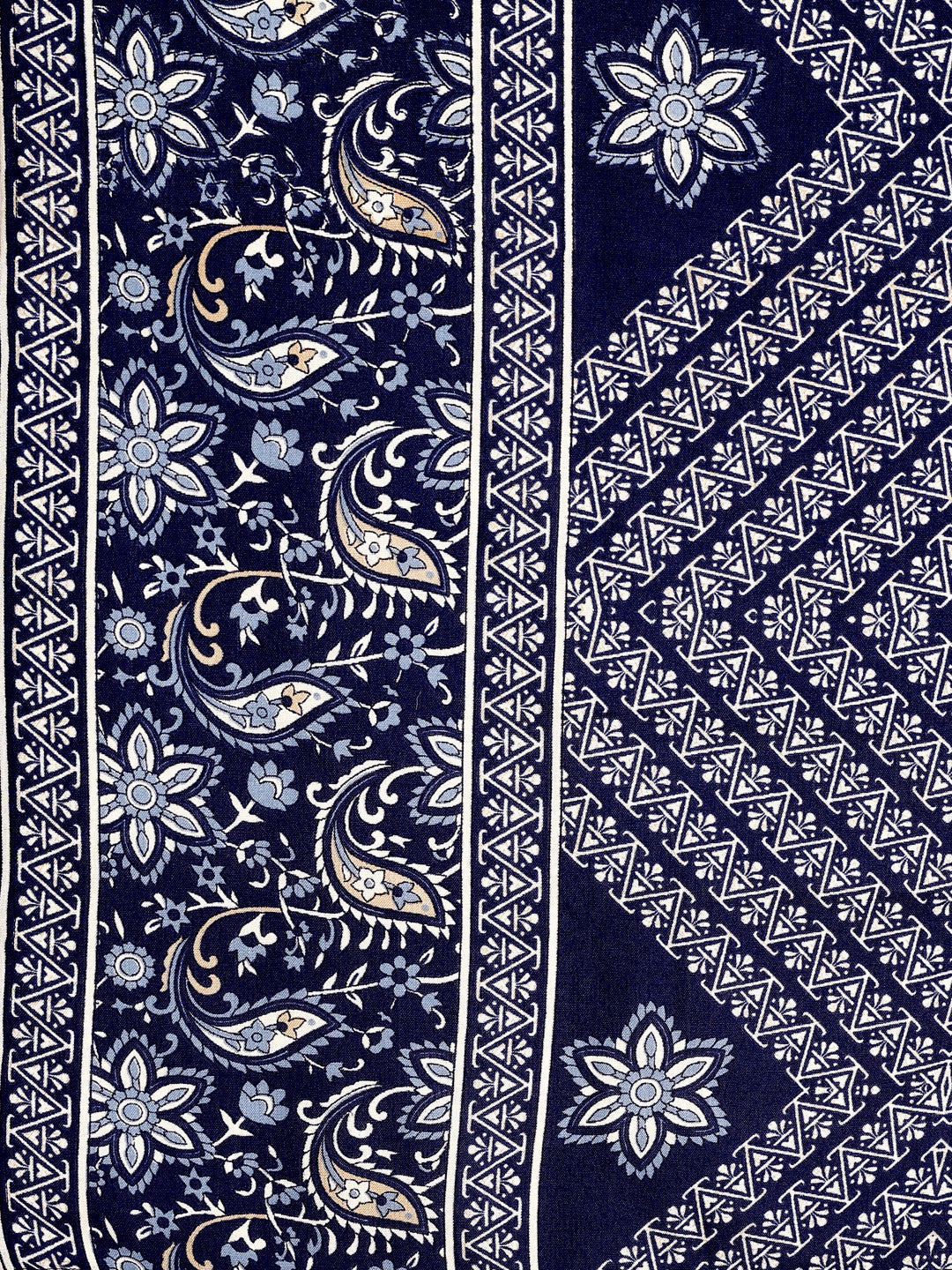 Embroidered & Printed Casual Wear Kurta With Printed Pant & Dupatta, Multicolor - Hiral Fashion | Grocsy