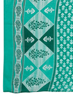 Embroidered & Printed Kurta With Pant & Dupatta, Blue - Hiral Fashion | Grocsy