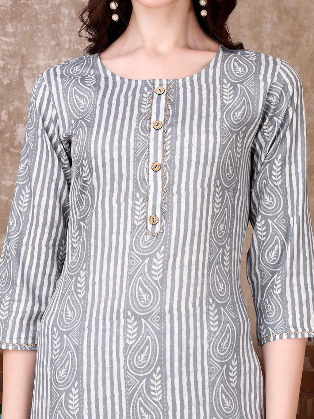 Printed Kurta With Printed Pant & Dupatta, Multicolor - Hiral Fashion | Grocsy