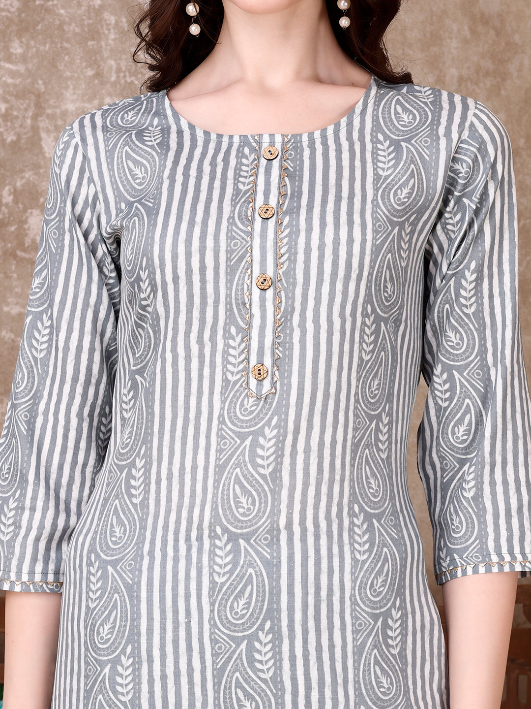 Printed Kurta With Printed Pant & Dupatta, Multicolor - Hiral Fashion | Grocsy
