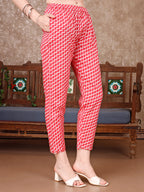 Printed Kurta With Printed Pant & Dupatta, Multicolor - Hiral Fashion | Grocsy