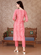 Printed Kurta With Printed Pant & Dupatta, Multicolor - Hiral Fashion | Grocsy