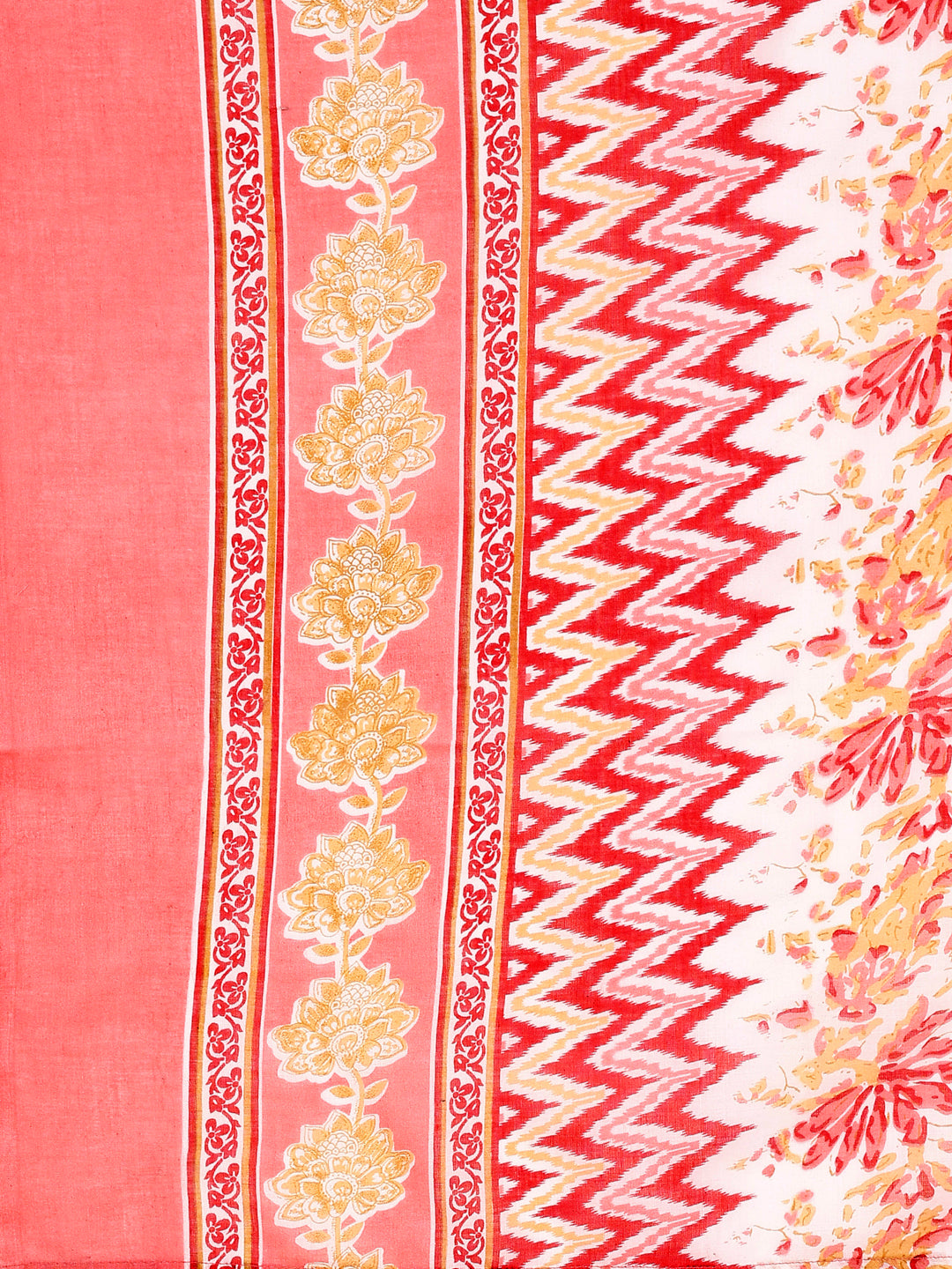 Floral Printed Kurta With Printed Pant & Dupatta, Multicolor - Hiral Fashion | Grocsy