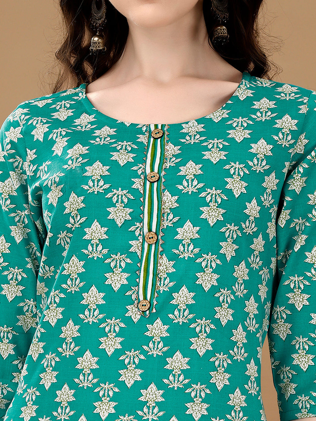 Ethnic Motifs Printed Kurta With Ethnic Motifs Printed Kurta With Printed Pant & Dupatta, Multicolor - Hiral Fashion | Grocsy