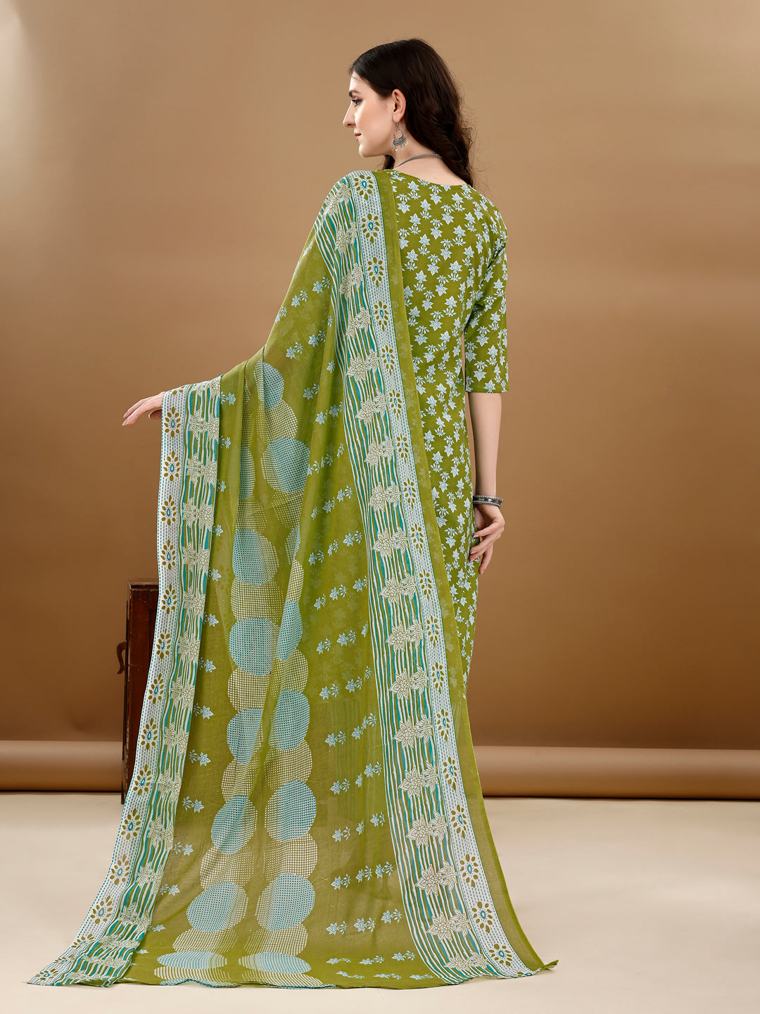 Ethnic Motifs Printed Kurta With Ethnic Motifs Printed Kurta With Printed Pant & Dupatta, Multicolor - Hiral Fashion | Grocsy