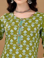 Ethnic Motifs Printed Kurta With Ethnic Motifs Printed Kurta With Printed Pant & Dupatta, Multicolor - Hiral Fashion | Grocsy