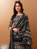 Ethnic Motifs Printed Kurta With Pant & Dupatta, Grey - Hiral Fashion | Grocsy