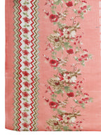 Floral Printed Kurta With Pant & Dupatta, Peach - Hiral Fashion | Grocsy